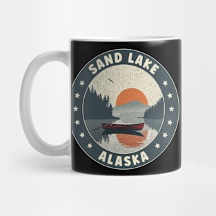 Sand Lake Alaska Sunset Mug